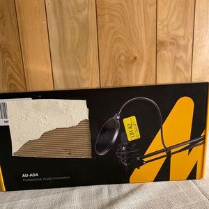 MAONO 192KHZ/24Bit Plug & Play PC Computer Podcast Condenser Metal Mic Kit